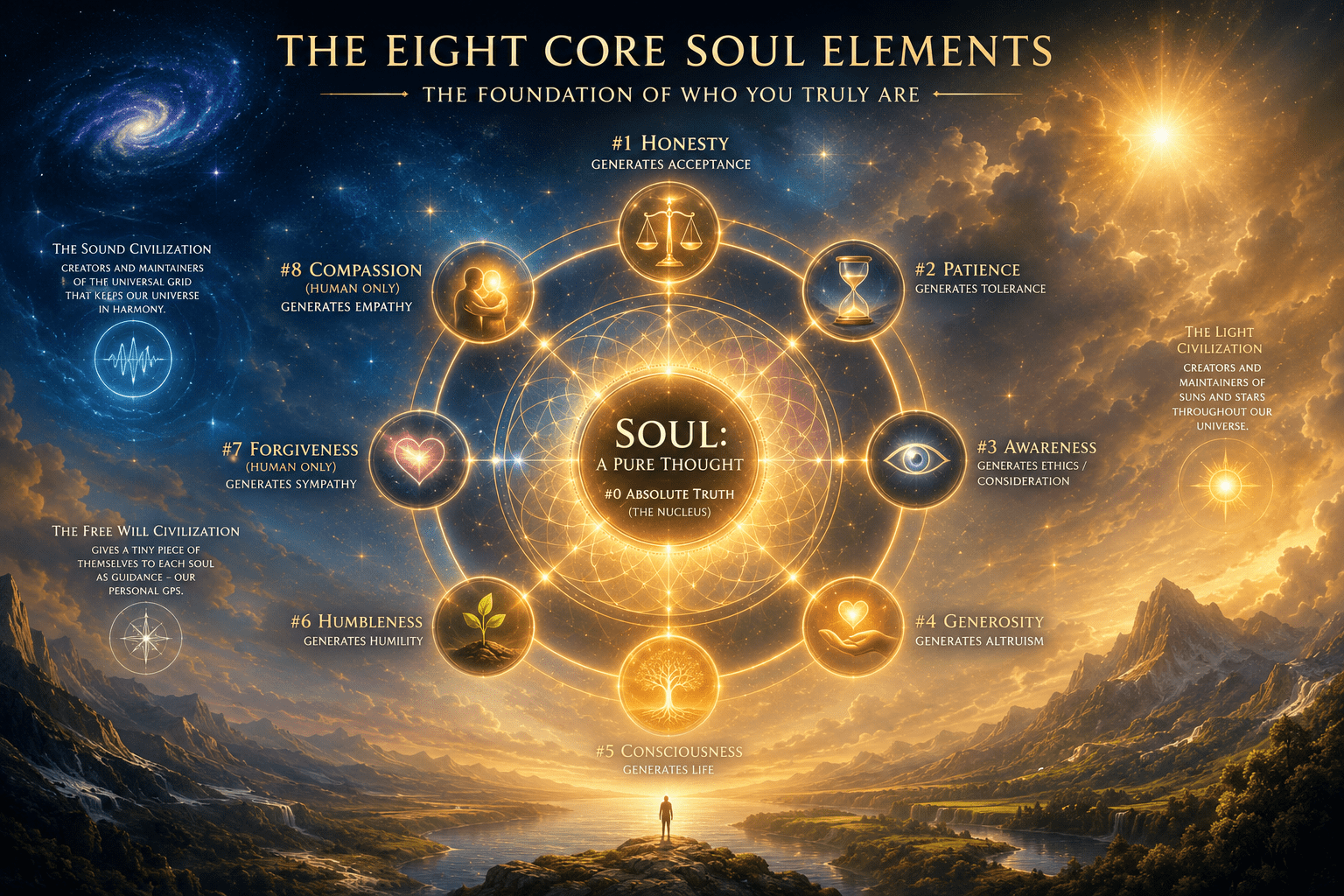 Eight Core Soul Elements | Know Thy Soul Jewelry