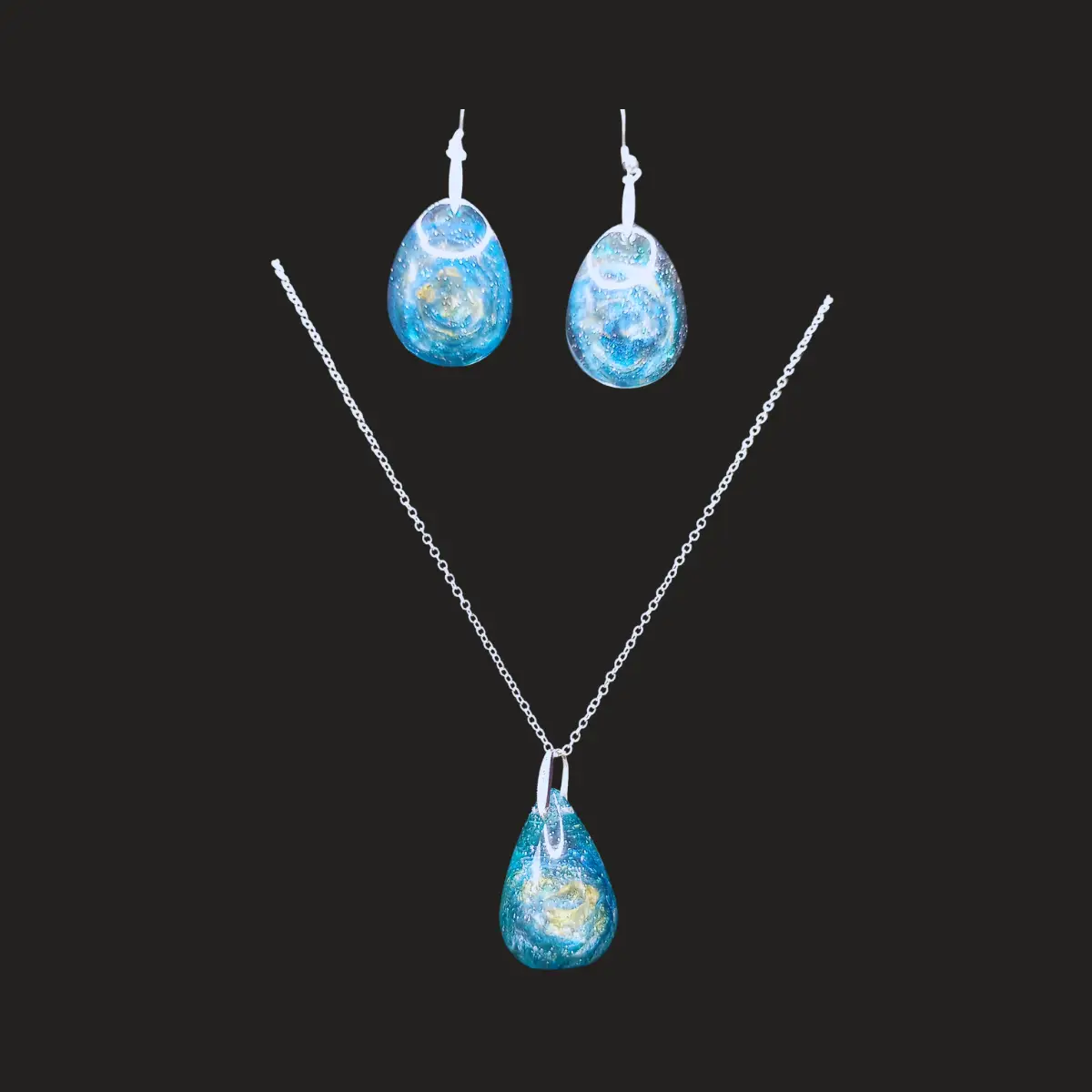 Pure Thought necklace & earrings set
