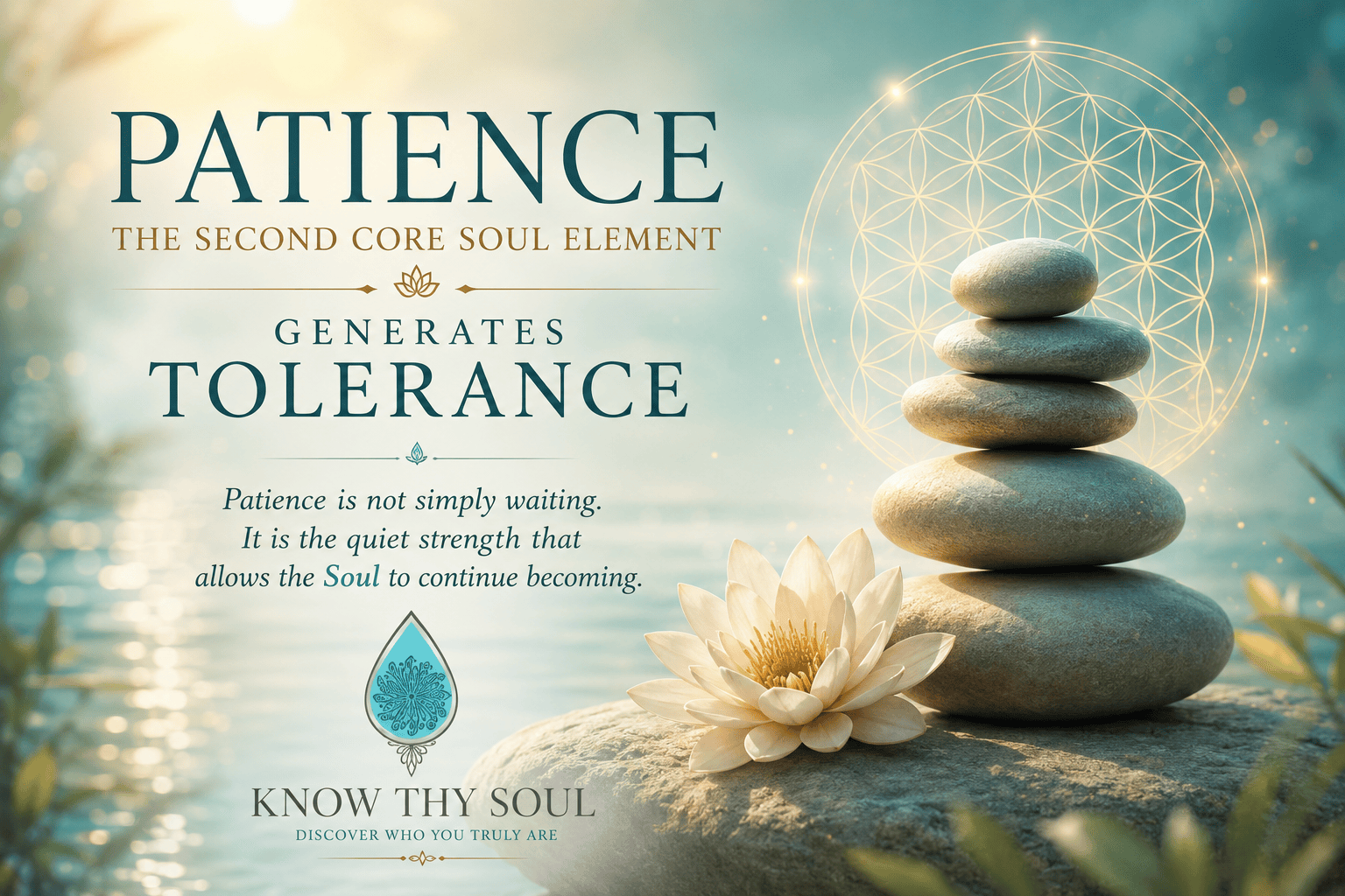 Patience generates Tolerance | Know Thy Soul